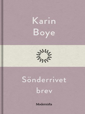 cover image of Sönderrivet brev